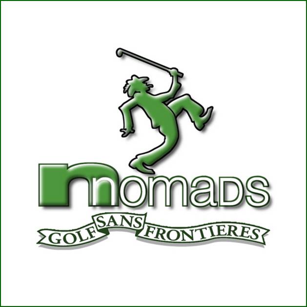 A green logo with a green person holding a golf club

Description automatically generated